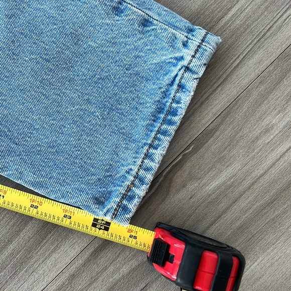 Levi's Cropped Jeans Straight Fit Blue Size Xs - Picture 9 of 16